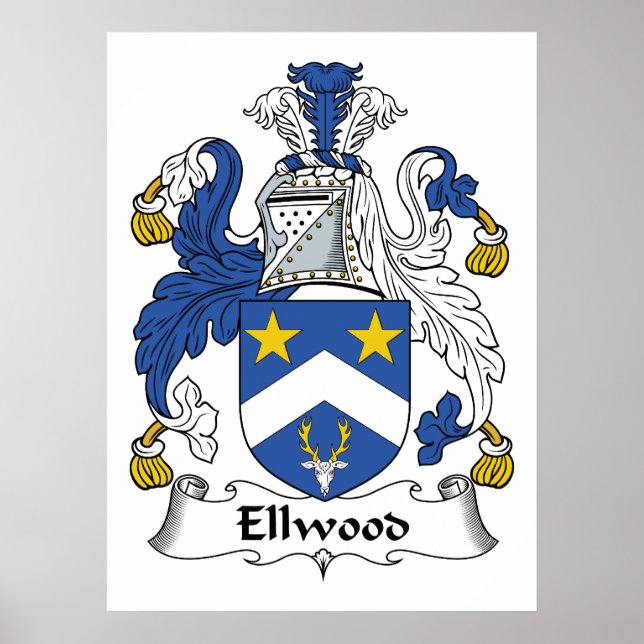 Ellwood Family Crest Poster (Framsidan)