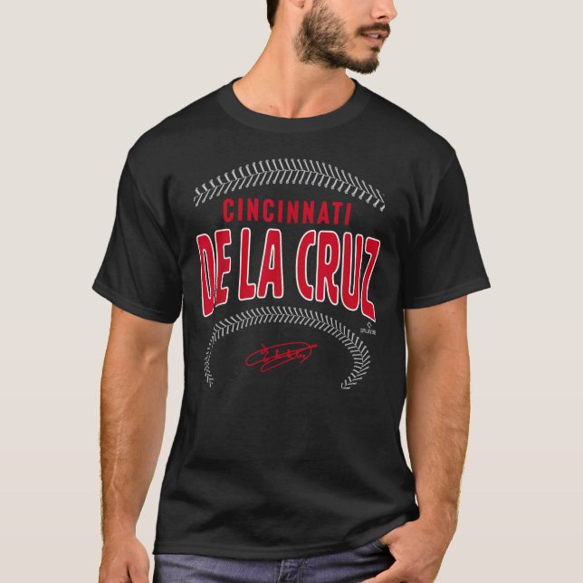 Elly De La Cruz Cincinnati Namn & Number (Front &  T Shirt (Framsida)