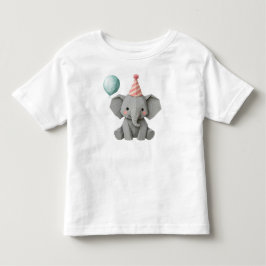 Elly Elefant Anpassad Djurfestillustration T Shirt