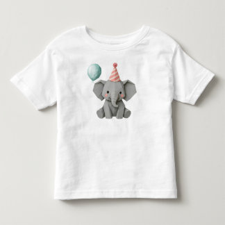Elly Elefant Anpassad Djurfestillustration T Shirt