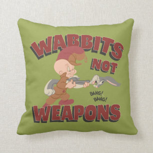 ELMER FUDD™ & BUGS BUNNY™ "Wabbits inte vapen" Kudde