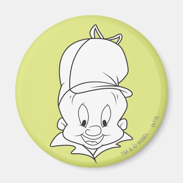 ELMER FUDD™ Head Shot Magnet (Framsidan)