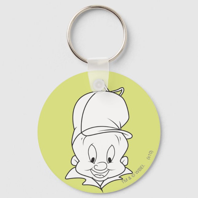 ELMER FUDD™ Head Shot Nyckelring (Framsida)