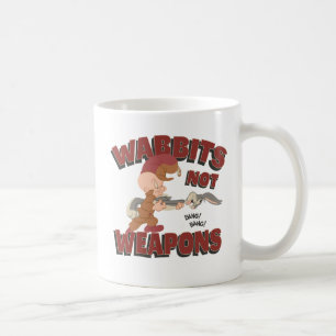 ELMER FUDD™ & KRYP BUNNY™ "Wabbits Not Weapons" Kaffemugg