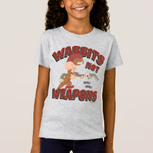 ELMER FUDD™ & KRYP BUNNY™ "Wabbits Not Weapons" T Shirt