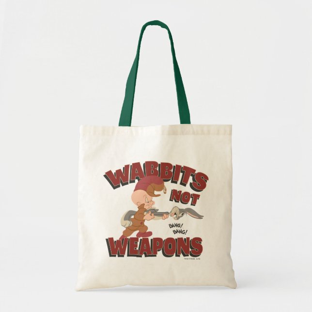 ELMER FUDD™ & KRYP BUNNY™ "Wabbits Not Weapons" Tygkasse (Framsidan)