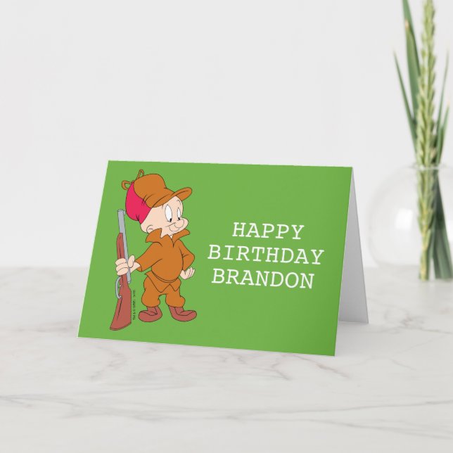 ELMER FUDD™ | Med Gun Kort (Framsida)