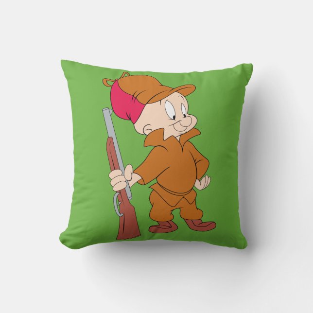 ELMER FUDD™ | Med Gun Kudde (Framsida)
