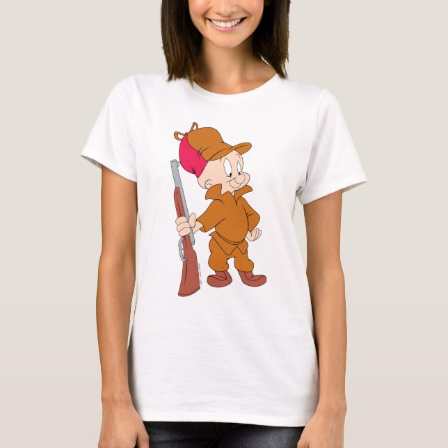 ELMER FUDD™| med Gun Tee Shirt (Framsida)