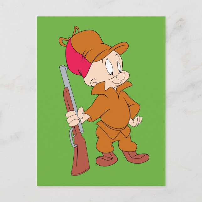 ELMER FUDD™ | Med Gun Vykort (Framsida)