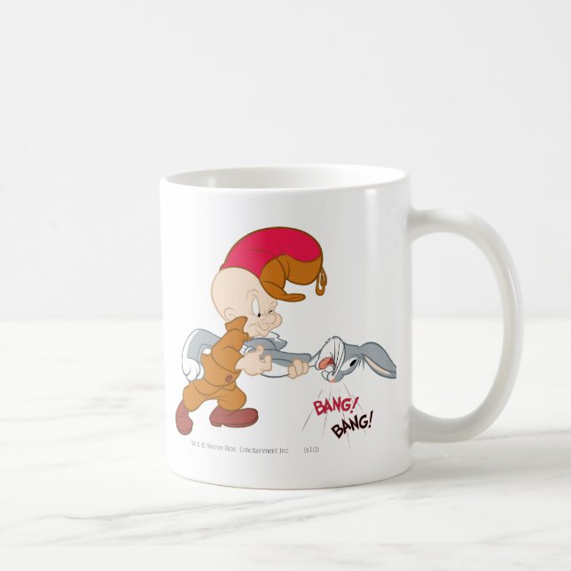 ELMER FUDD™ och BUGS BUNNY™ Kaffemugg (Höger)