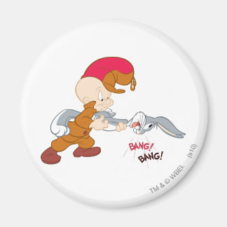 ELMER FUDD™ och BUGS BUNNY™ Magnet