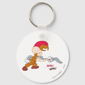 ELMER FUDD™ och KRYP BUNNY™ Nyckelring