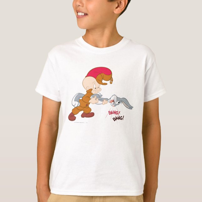 ELMER FUDD™ och KRYP BUNNY™ T-shirt (Framsida)