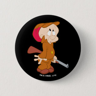 ELMER FUDD™   Rädd ställning Knapp