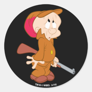 ELMER FUDD™ | Rädd Ställning Runt Klistermärke