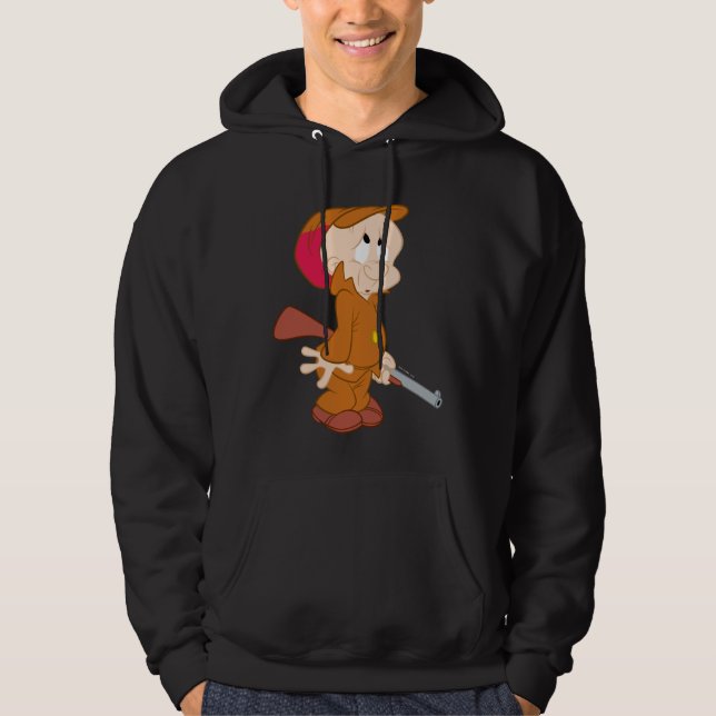 ELMER FUDD™ | Skrämd Pose Sweatshirt Med Luva (Framsida)