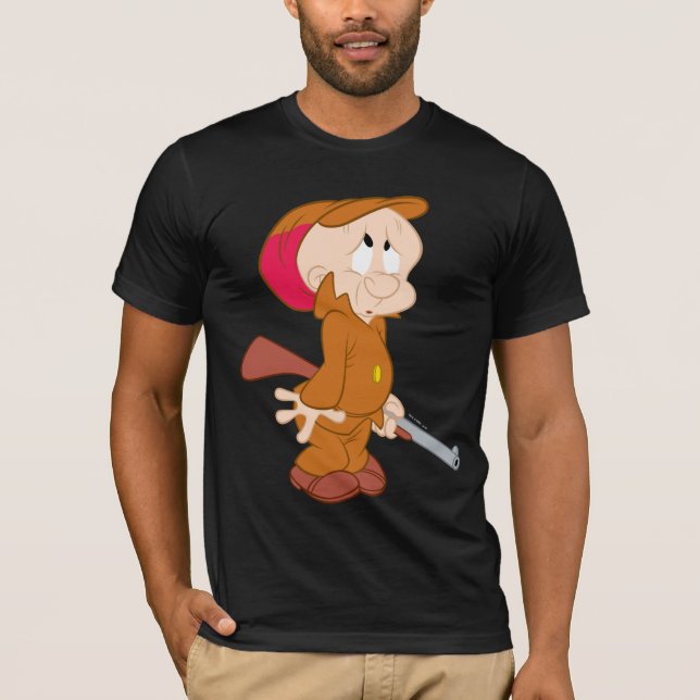 ELMER FUDD™| Skrämt dos Tröja (Framsida)