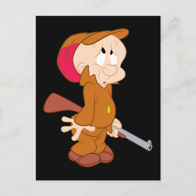 ELMER FUDD™ | Skrämt dos Vykort (Framsida)