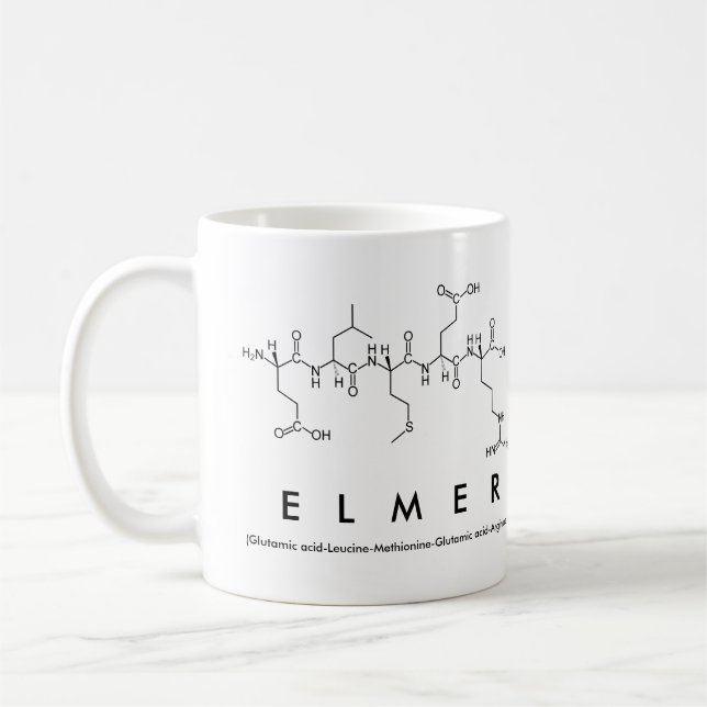Elmer peptide namn mugg (Vänster)
