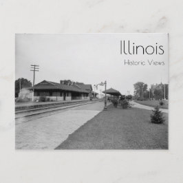Elmhurst, Illinois Railway Station Vykort
