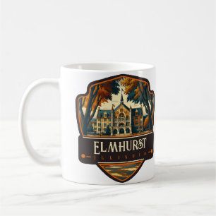 Elmhurst Illinois VINTAGE Kaffemugg