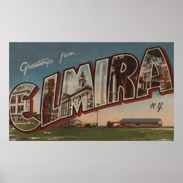 Elmira, New York - Stora Brev Scenes 2 Poster (Framsidan)