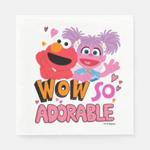 Elmo & Abby   Wow så dålig Pappersservett
