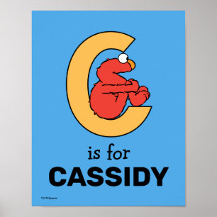 Elmo alfabetet   C Orange Poster