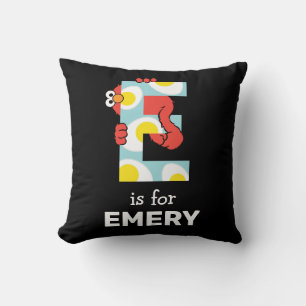 Elmo Alfabetet   E Ägg Kudde