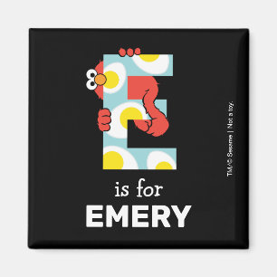 Elmo Alfabetet E Ägg Magnet