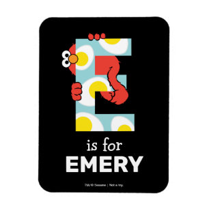 Elmo Alfabetet E Ägg Magnet
