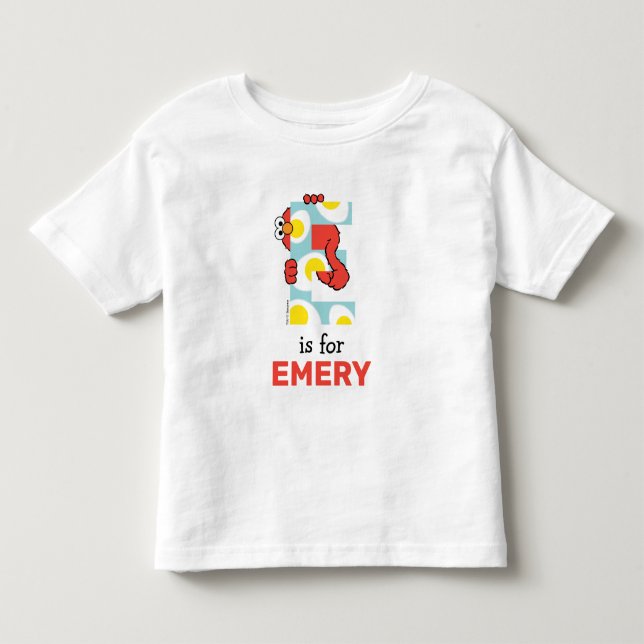 Elmo Alfabetet | E Ägg T Shirt (Framsida)