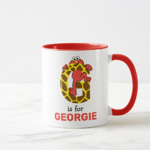 Elmo Alfabetet G Giraff Mugg