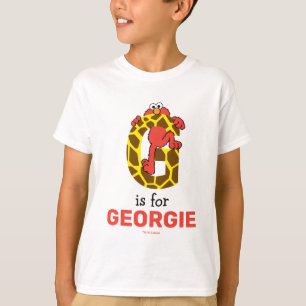 Elmo Alfabetet G Giraff T Shirt
