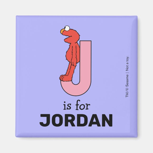 Elmo Alfabetet | J Rosa Magnet (Framsidan)