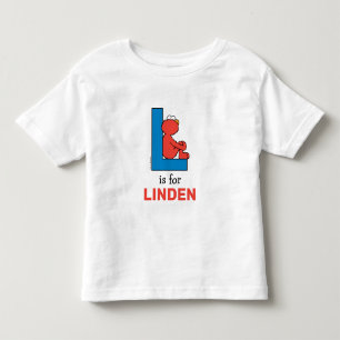 Elmo Alfabetet   L Blå T Shirt