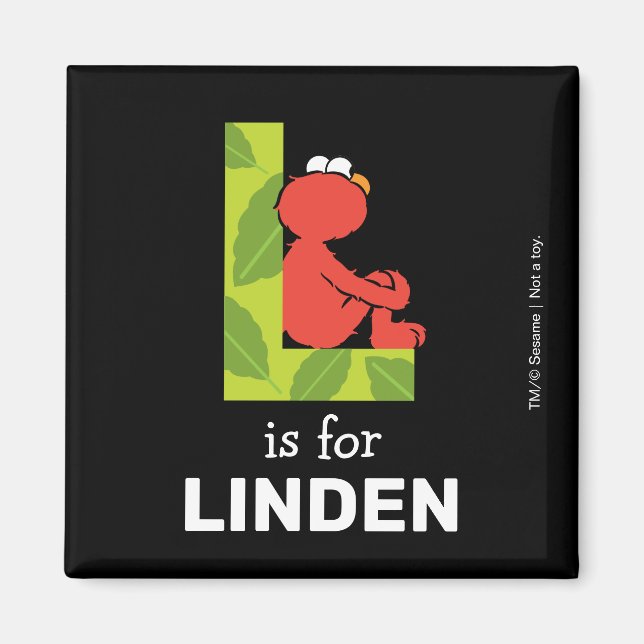 Elmo Alfabetet | L Blad Magnet (Framsidan)