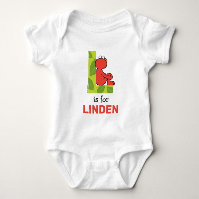 Elmo Alfabetet | L Blad T Shirt (Framsida)