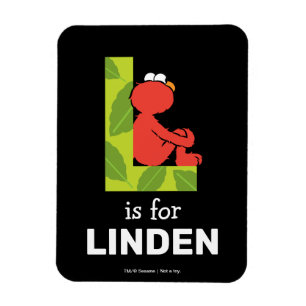 Elmo Alfabetet L Löv Magnet