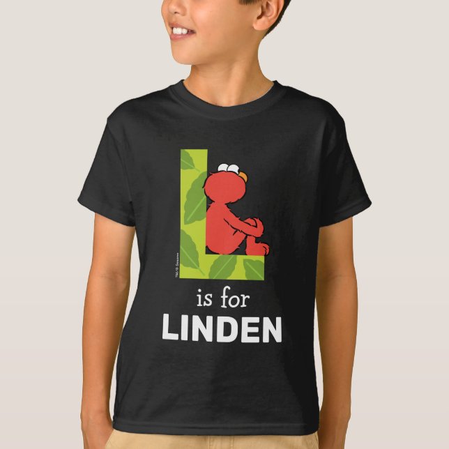 Elmo Alfabetet | L Löv T Shirt (Framsida)