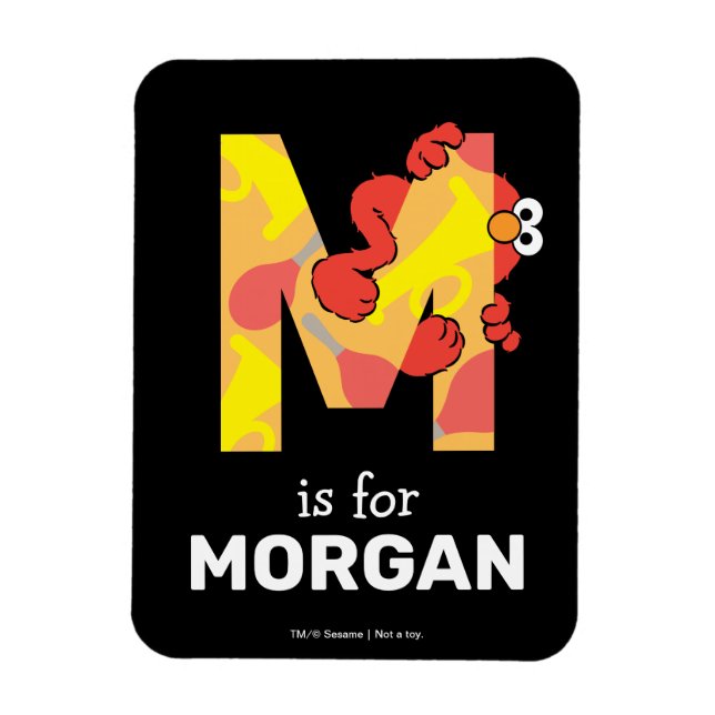Elmo Alfabetet | M Musik Magnet (Vertikal)