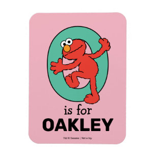 Elmo Alfabetet O Turkos Magnet