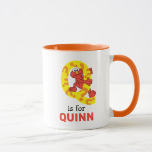 Elmo Alfabetet Q Frågetecken Mugg