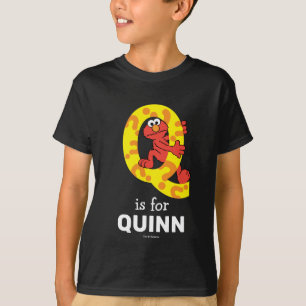 Elmo Alfabetet   Q Frågetecken T Shirt