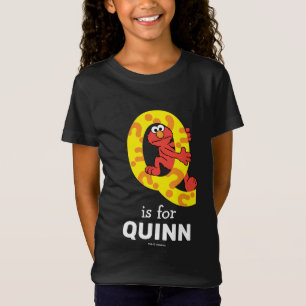 Elmo Alfabetet   Q Frågetecken T Shirt