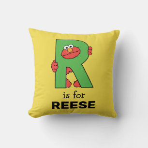 Elmo Alfabetet R Green Kudde