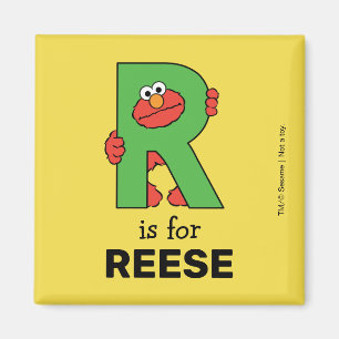 Elmo Alfabetet R Grön Magnet