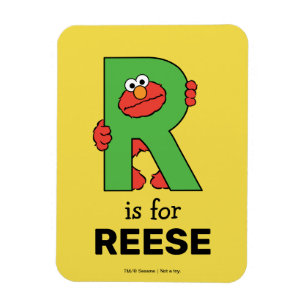 Elmo Alfabetet R Grön Magnet