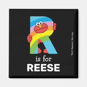 Elmo Alfabetet R Regnbåge Magnet